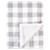 Hudson Baby Mink Blanket with Sherpa Backing, Gray Plaid