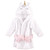 Hudson Baby Plush Animal Face Bathrobe, Multicolor Unicorn