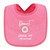 Hudson Baby Cotton Terry Drooler Bibs with Fiber Filling, Food Girl