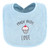 Hudson Baby Cotton Terry Drooler Bibs with Fiber Filling, Food Girl