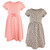 Touched by Nature Girls, Toddler, and Baby Organic Cotton Short-Sleeve Dresses, Leopard, Youth