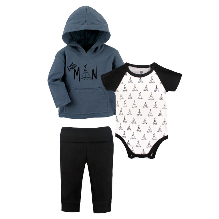 baby boy hoodie set
