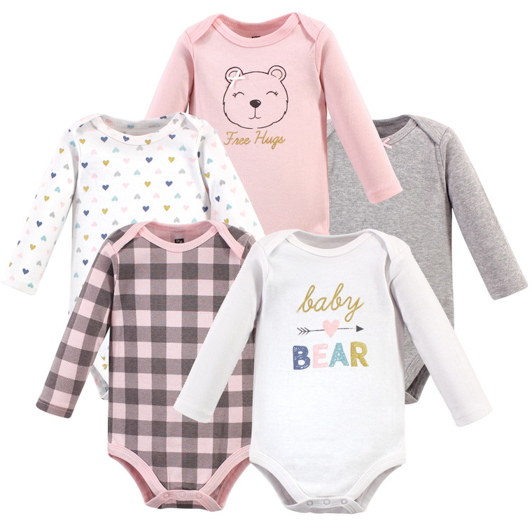 hudson baby long sleeve bodysuits