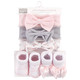 Hudson Baby Headband and Socks Set, Ballet, 0-9 Months