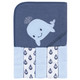 Hudson Baby Hooded Towel and Five Washcloths, Sailor Whale, One Size