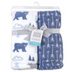 Hudson Baby Coral Fleece Plush Blankets, Bears And Arrows, One Size