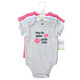 Hudson Baby Cotton Bodysuits, Be Kind Girl