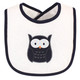 Hudson Baby Cotton Terry Drooler Bibs with Fiber Filling, Boy Woodland
