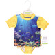 Hudson Baby Swim Rashguard Set, Girl Coral Reef