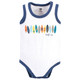 Hudson Baby Cotton Sleeveless Bodysuits, Surfer Dude