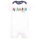 Hudson Baby Cotton Rompers, Surfer Dude