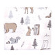 Hudson Baby Cotton Flannel Receiving Blankets Bundle, Winter Forest