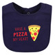 Hudson Baby Cotton Bibs, Pizza Snacks