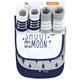 Yoga Sprout Cotton Bibs and Socks, Moon