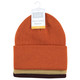 Hudson Baby Knit Cuffed Beanie 3pk, Rust