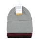 Hudson Baby Knit Caps and Cuffed Beanies, Heather Red Black