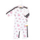 Hudson Baby Cotton Coveralls, Basic Pink Floral