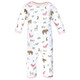 Hudson Baby Cotton Coveralls, Girl Fox