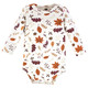 Hudson Baby Cotton Long-Sleeve Bodysuits, Fall