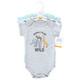 Hudson Baby Cotton Bodysuits, Little Monkey