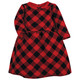 Hudson Baby Quilted Cotton Dress and Leggings, Buffalo Plaid