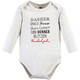 Hudson Baby Cotton Long-Sleeve Bodysuits, Rudolph Reindeer