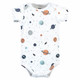 Hudson Baby Cotton Bodysuits, Space