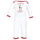 Hudson Baby Cotton Coveralls, Rudolph Reindeer