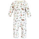 Hudson Baby Premium Quilted Coveralls, Forest Animals