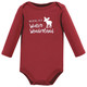 Hudson Baby Cotton Long-Sleeve Bodysuits, Boy Holiday Village