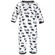 Hudson Baby Premium Quilted Coveralls, Bear Gray Black