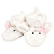 Hudson Baby Animal Fleece Booties 2-Pack, Gray Elephant Lamb