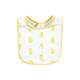 Hudson Baby Cotton Bib and Sock Set, Eggstra Cute