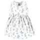 Hudson Baby Cotton Dress and Cardigan Set, Bunny Floral