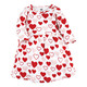 Hudson Baby Cotton Dresses, Red Pink Hearts