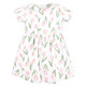 Hudson Baby Cotton Dresses, Pink Tulips