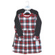 Hudson Baby Cotton Dresses, White Tartan
