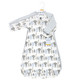 Hudson Baby Cotton Long-Sleeve Wearable Sleeping Bag, Sack, Blanket, Royal Safari