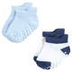 Hudson Baby Non-Skid No-Show Socks, Blue