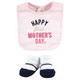 Hudson Baby Cotton Bib and Sock Set, Girl Mothers Fathers Day