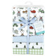 Hudson Baby Cotton Flannel Receiving Blankets, Bugs