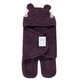 Hudson Baby Animal Sherpa Baby Outdoor Stroller Sack Wrap, Purple