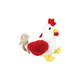 Hudson Baby Unisex Baby Plush Bathrobe and Toy Set, Rooster