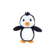 Luvable Friends Infant Boy Plush Bathrobe and Toy Set, Boy Penguin