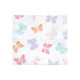 Hudson Baby Infant Girl Cotton Flannel Receiving Blankets Bundle, Pastel Butterfly