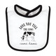 Hudson Baby Cotton Bibs, Neutral Farm