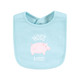 Hudson Baby Infant Girls Cotton Bibs, Pink Farm Animals, One Size