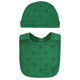 Hudson Baby Cotton Bib and Headband or Caps Set, Moose Wonderful Time