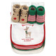 Hudson Baby Cotton Bib and Sock Set, Rudolph