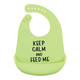 Hudson Baby Unisex Baby Silicone Bibs, Yellow Hangry, One Size